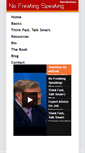 Mobile Screenshot of nofreakingspeaking.com